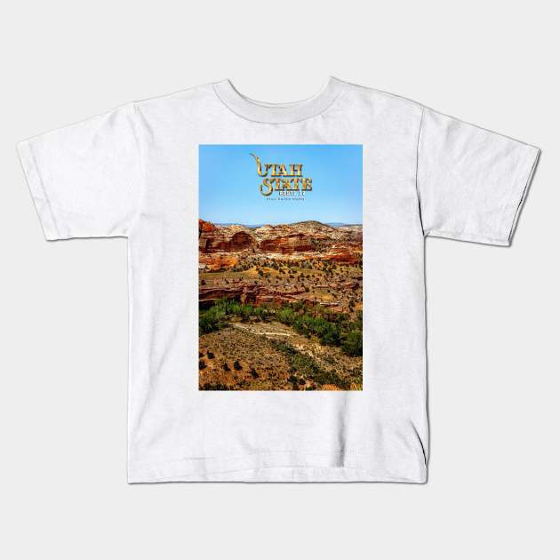 Utah State Route 12 Scenic Drive Kids T-Shirt by Gestalt Imagery